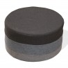 Mobili Rebecca Footstool Pouffe Rounded Grey Design Modern 25x45x45