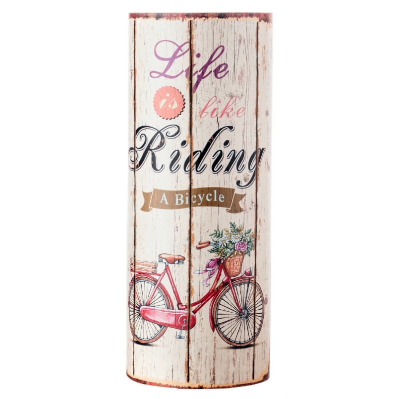 orte-parapluies  Ronde Beige Velo Vintage - Mobili Rebecca