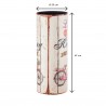 Umbrella Stand Beige Round Bike Vintage - Mobili Rebecca