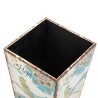 Rubbish basket trash bin small white romantic style - Mobili Rebecca