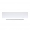 Mobili Rebecca 2 Pcs Wall Shelves Wooden Shelf White Modern Design 3.8x100x25