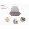 Rebecca Mobili Folding Meditation Chair Fabric Grey 44x52x50