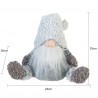 Rebecca Mobili Nano Decorative Swedish Gnome Gray Fabric Gift Idea 35x16x24