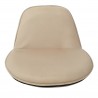 Rebecca Mobili Sillón de meditación plegable Beige 44x52x50