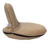 Rebecca Mobili Sillón de meditación plegable Beige 44x52x50