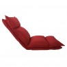 Mecedora Sillón de Suelo  Yoga Roja Metal Plegable - Mobili Rebecca