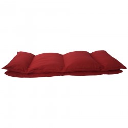 Mecedora Sillón de Suelo  Yoga Roja Metal Plegable - Mobili Rebecca