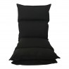 Meditation Chair Black Futon Chair Metal Suede Folding - Mobili Rebecca