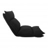 Meditation Chair Black Futon Chair Metal Suede Folding - Mobili Rebecca