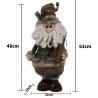 Rebecca Mobili Santa Claus Gnome Tall Green Brown Decorative 48x22x14