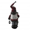 Rebecca Mobili Santa Claus Gnome Red Gray Polyester Plastic 53x23x13