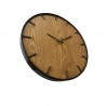 MobiliRebecca Decor Clock Watches Mdf Brown Black 40x40x4,5