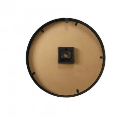 MobiliRebecca Decor Clock Watches Mdf Brown Black 40x40x4,5