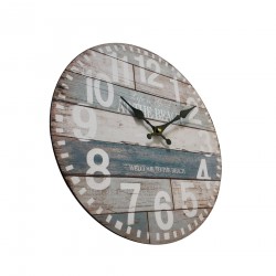 Mobili Rebecca Decor Clock Vintage Shabby 33,8x33,8x4