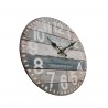 Mobili Rebecca Decor Clock Vintage Shabby 33,8x33,8x4