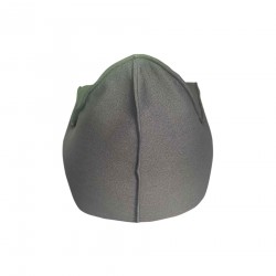 Rebecca Mobili Fodera Pouf Divanetto Grigio Poliestere Da Riempire 70x80x90