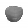 Rebecca Mobili Poltroncina Da riempire Pouf Vuoto Grigio Poliestere 70x75x75