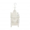 Rebecca Mobili Candle Holder Lantern White Metal To Hang 38x14x14