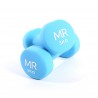 Rebecca Mobili Set Dumbbels Weights Light Blue Triceps Biceps Home Gym 2 x 3 kg