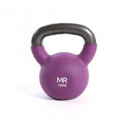 Rebecca Mobili Weight Kettlebell Cast Iron Purple Body Building Gym 12 kg