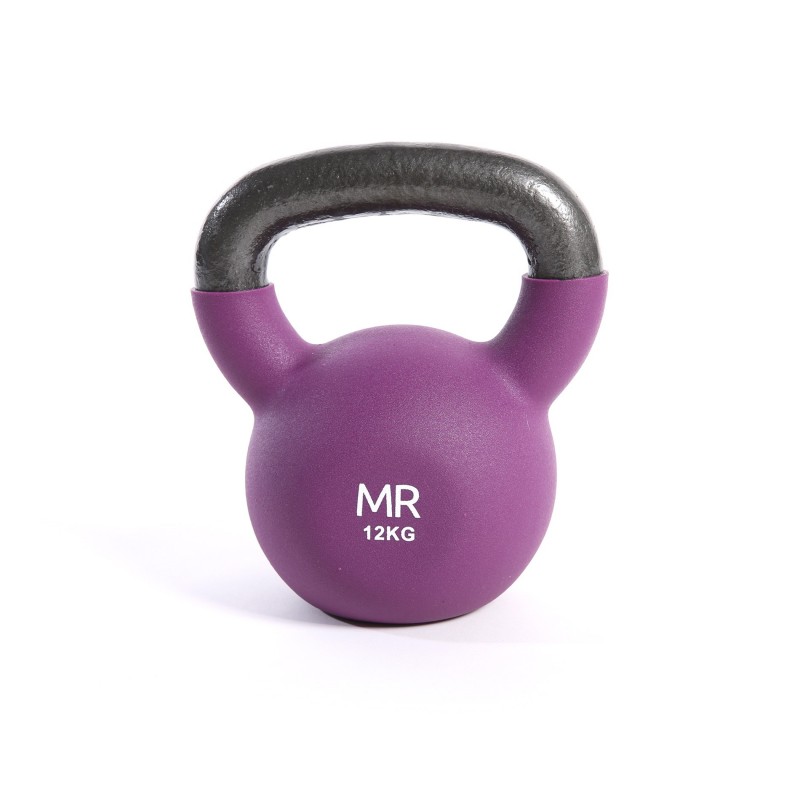 Rebecca Mobili Kettlebell Ghiria Ferro fundido Roxo Body Building  Fortalecimento 12 kg