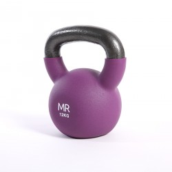 Rebecca Mobili Kugelhantel Kettlebell Gusseisen Violett Krafttraining 12 kg