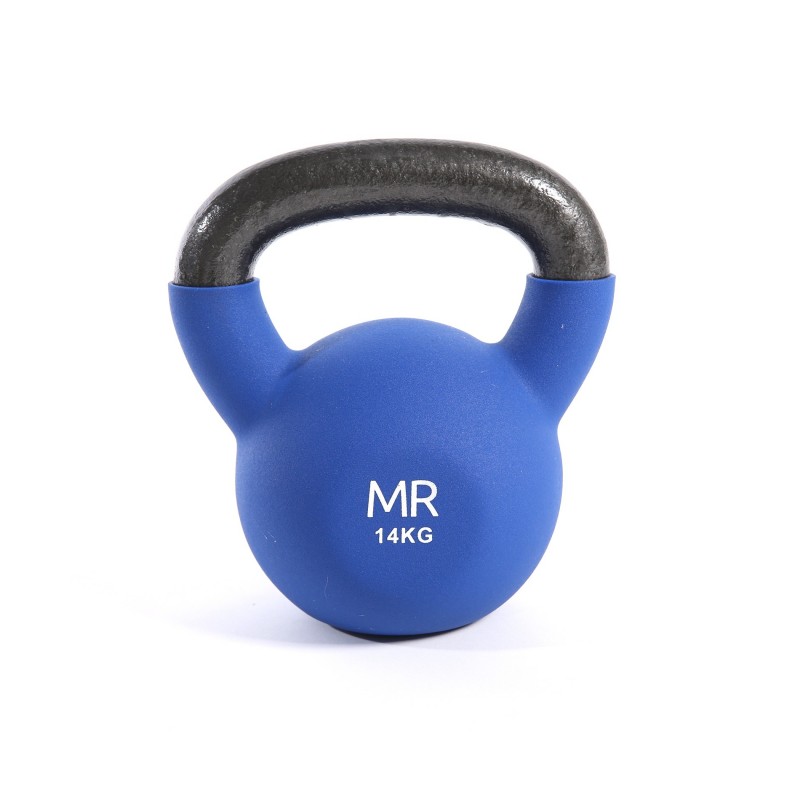 Rebecca Mobili Kettlebell Haltere Fonte Bleu Entrainement Muscles Maison 14 kg