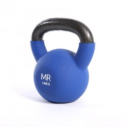 Rebecca Mobili Gewicht Fitnessstudio Kettlebell Blaue Gusseisen Trizeps 14 kg