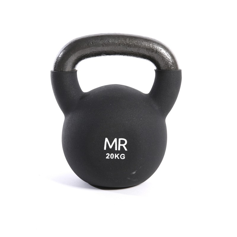 Rebecca Mobili Ghiria Kettlebell Ferro fundido Preto Tonificação Ginásio doméstico 20 kg