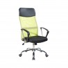 Rebecca Mobili Sessel Ergonomischer Stuhl Schwarz Grün Büro 113 / 123x57.5x58.5