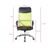 Rebecca Mobili Armchair Ergonomic Chair Black Green Workplace 113/123x57,5x58,5a da ufficio presidenziale traforata vari colori