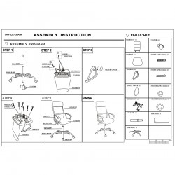 Rebecca Mobili Sessel Ergonomischer Stuhl Schwarz Grün Büro 113 / 123x57.5x58.5