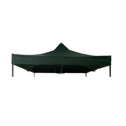 Rebecca Mobili Housse de Remplacement pour Gazebo Vert Polyester Oxford 800D Anti UV 3x3