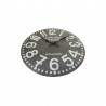 Rebecca Mobili Reloj Pared Relojes Modernos Redondo Gris Mdf Salon 33,8x33,8x4