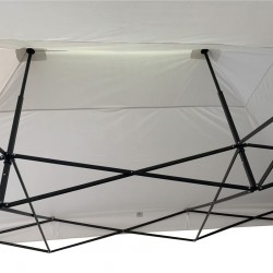 Rebecca Mobili Gazebo Vervanging Paviljoen vervangend dak wit polyester voor 3x4,5 Gazebo