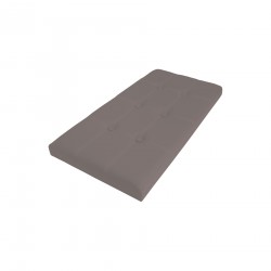 Rebecca Mobili Puff Caja Taburete Reposapies Gris Hogar 38x76x38