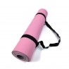 Rebecca Mobili Yogamat Gym Mat Tpe Roze Grijs Met Riem Transporteerbaar Voor Fitness Camping