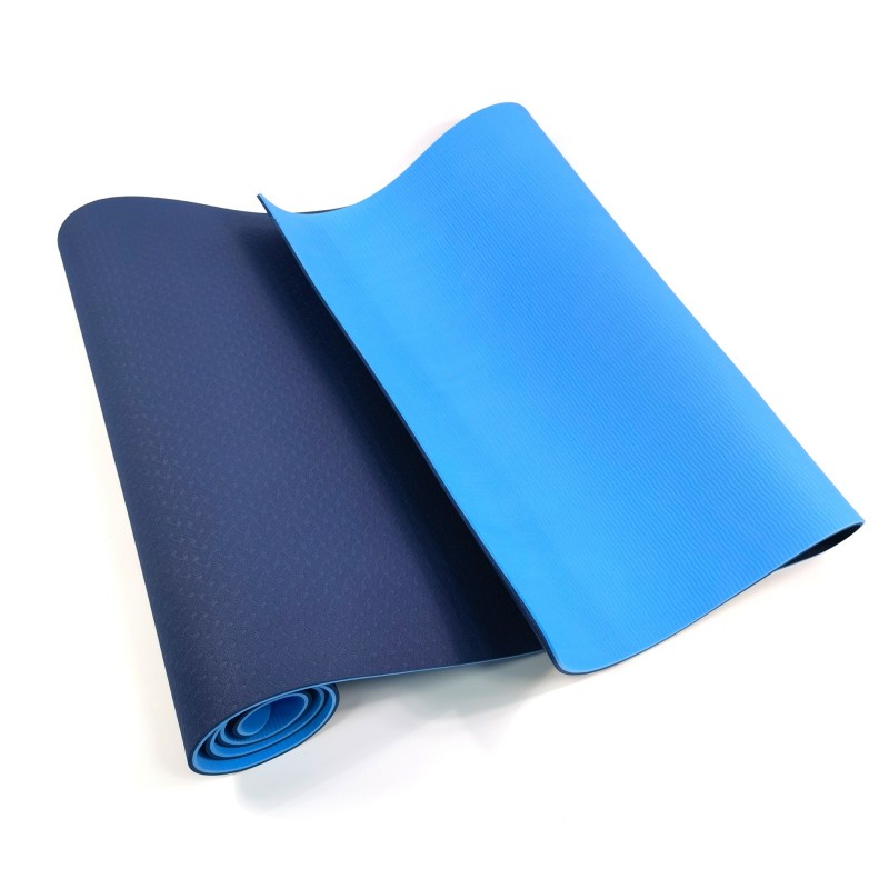 Rebecca Mobili Tpe Blau Anti-Rutsch-Yoga-Matte 0,6x183x61