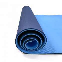 Rebecca Mobili Yoga mat Tpe Fitness Mat Blue Non-slip 0,6x183x61