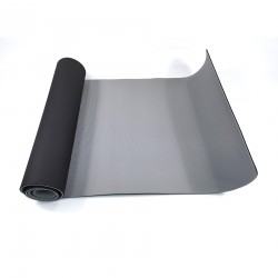 Rebecca Mobili Yoga Mat Black Grey Tpe Anti-slip 0,6x183x61