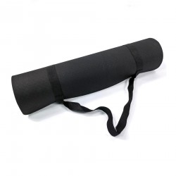 Rebecca Mobili Yoga-Matte Schwarz Grau Tpe Anti-Rutsch 0.6x183x61