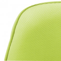 Rebecca Mobili Opklapbare fauteuil vloerstoel mesh polyester groen zwart yoga lezen kamer kamer