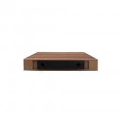 Rebecca Mobili Set 2 Mensole da Parete Ripiani Muro 25x25 in MDF Legno chiaro Design Moderne