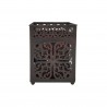 Rebecca Mobili Set of 3 Black Metal Lanterns Moroccan Candleholders for Interior and Exterior