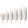 Rebecca Mobili Set of 9 Flameless White Electric Candles Led Light with Remote Control