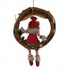 Rebecca Mobili Decoratieve Slinger Kerst Deurdecoratie Polyester Rotan Voor Thuiswinkel Entree