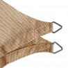 3 x 3 garden sun shade sail beige - Mobili Rebecca