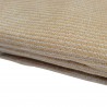 Cortina a vela de exterior cuadrada 5 x 5 beige - Mobili Rebecca