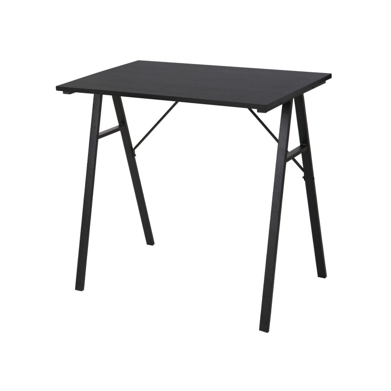 Rebecca Mobili Bureau d'ordinateur Table de jeu en Bois et Acier noir pour Bureau Maison