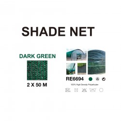 Rebecca Mobili Shade Sheet Windbreak Green 2x50 mt for Outdoor use Shade 90%